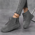 Damen modische Winterstiefel mit praktischem Reißverschluss und rutschfester Sohle