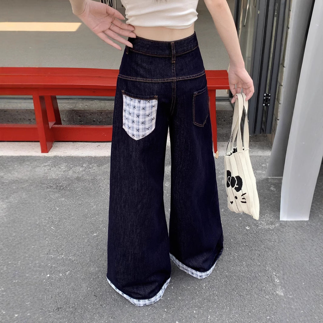 Damen Weite Jeanshose R&B