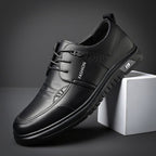 Herren Elegante Schnürschuhe aus hochwertigem Leder mit rutschfester Sohle R&B