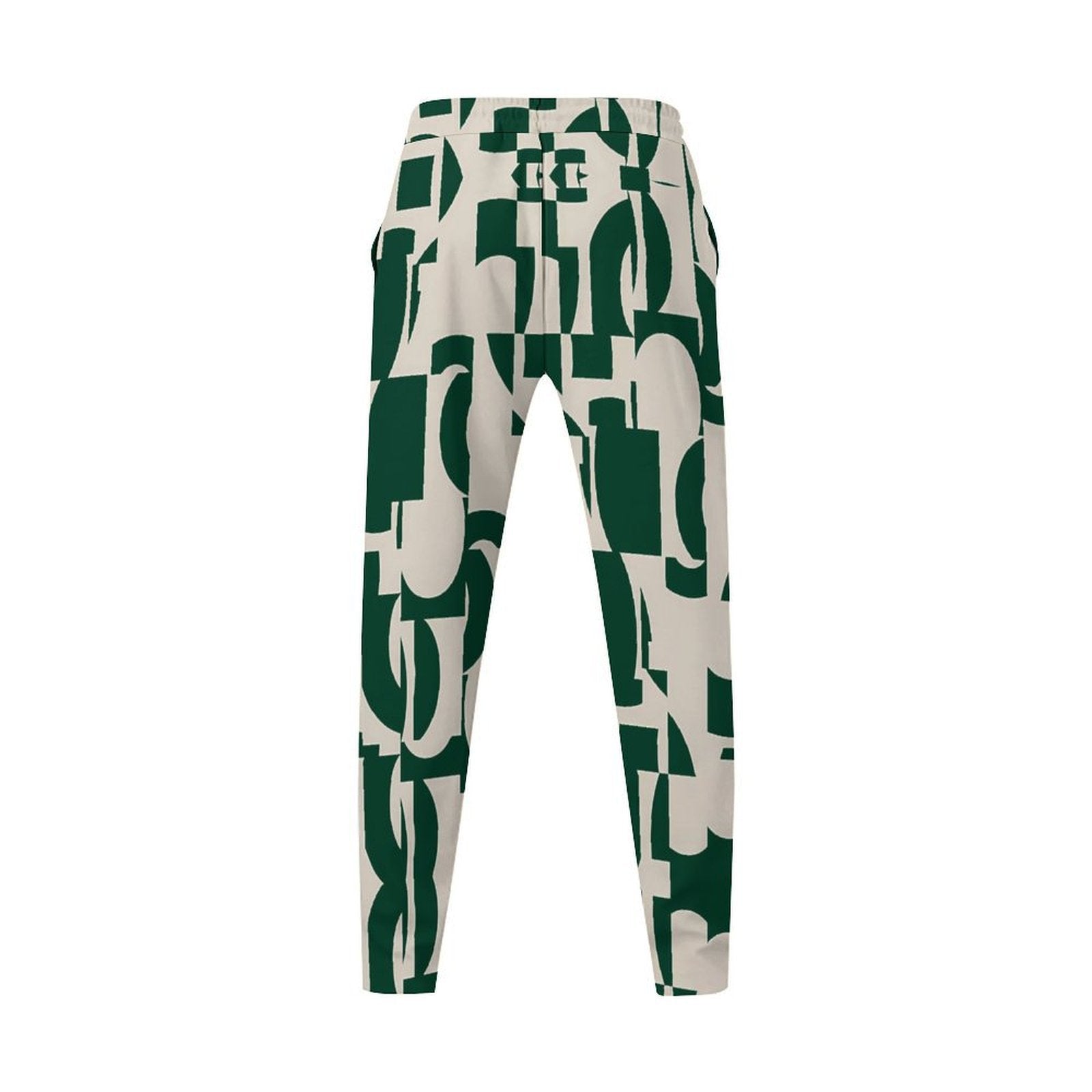 Damen lässige Chino-Hose mit modernen geometrischen Mustern R&B