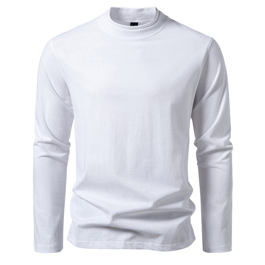 Herren langärmliges T-Shirt aus angenehmem Baumwollmix mit Rundhalsausschnitt R&B