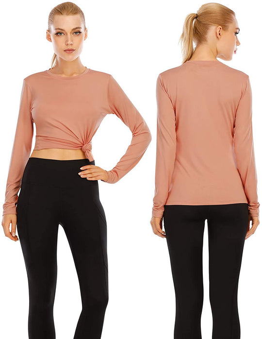 Damen Funktionslongsleeve mit feuchtigkeitsableitendem Material R&B