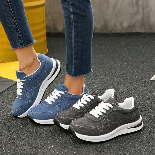 Damen Freizeit-Sneaker mit atmungsaktivem Obermaterial und dämpfender Sohle R&B