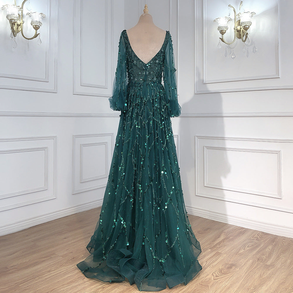 R&B | Socialite Aura Königin Langes Kleid