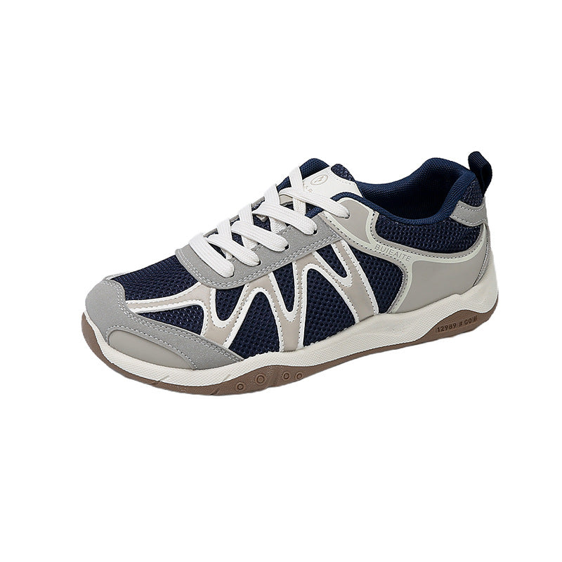 Damen sportliche Sneakers mit atmungsaktivem Obermaterial und rutschfester Sohle R&B