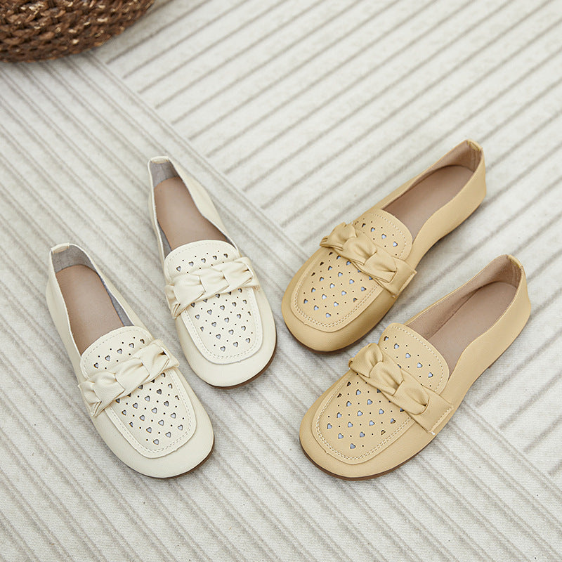Damen Bequeme Mokassins mit modischem Schnallen-Design R&B