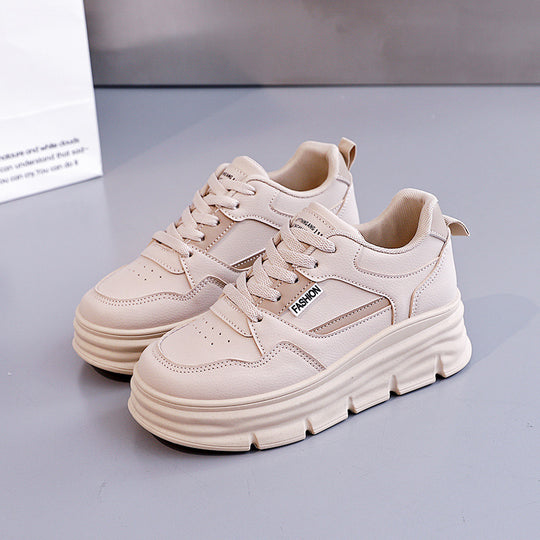 Damen modische Plateau Sneakers mit sportlichem Design R&B
