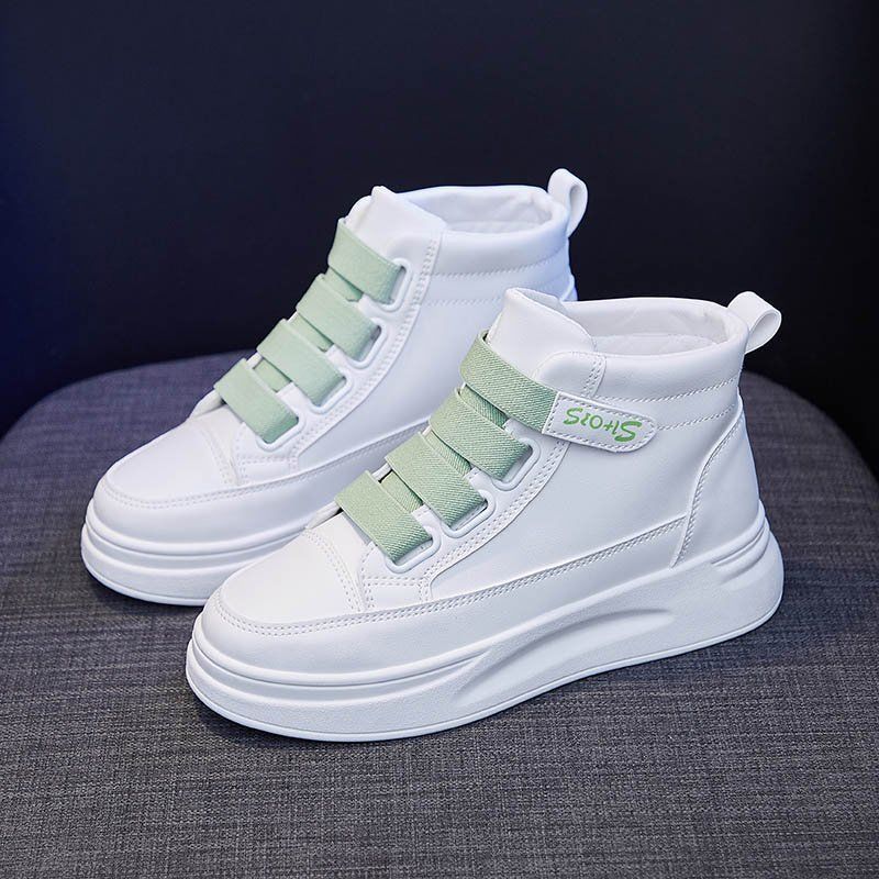 Damen High-Top Sneaker mit leichtem Design und verstellbaren Riemen R&B