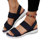 Damen Sportliche Sandalen mit verstellbaren Riemen und rutschfester Sohle R&B