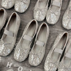 Damen elegante Ballettschuhe mit Pailletten R&B
