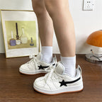 Damen Sneakers mit stylischem Sternen-Design und bequemer Sohle R&B