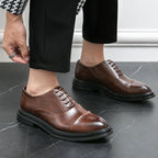 Damen Elegante und hochwertige Schnürschuhe aus Leder R&B