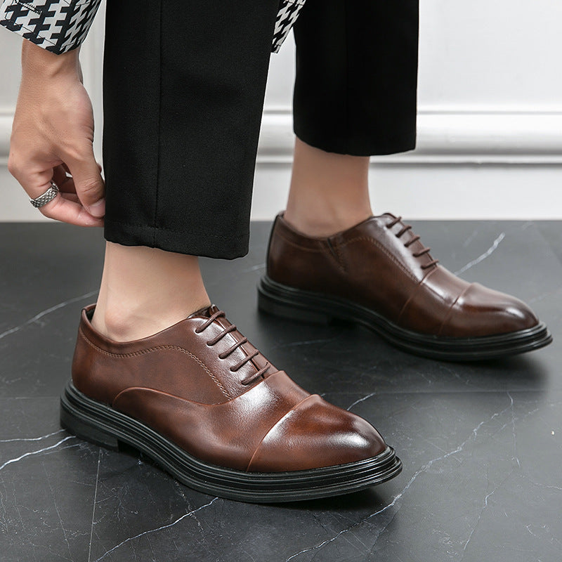 Damen Elegante und hochwertige Schnürschuhe aus Leder R&B