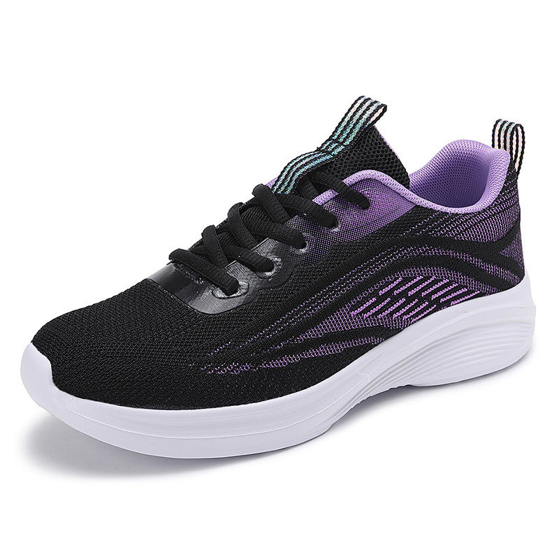Damen Sportliche Leichtgewicht Sneakers mit atmungsaktivem Obermaterial R&B