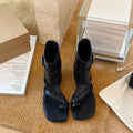 Damen Designertaschen High-Heel Sandalen mit offenem Zehenbereich und geschmackvollem Riemchen R&B