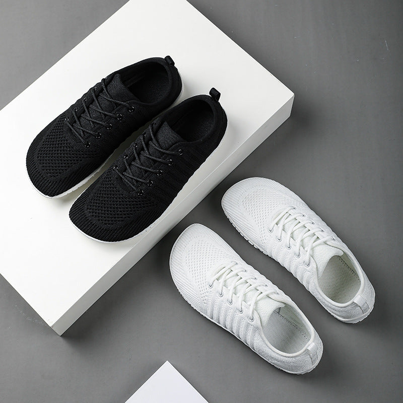 Unisex nan atmungsaktive Strick-Sneaker mit Gedächtnisschaum-Innensohle und flexibler Gummi-Laufsohle R&B