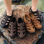 Herren Sportliche Sandalen mit atmungsaktiver Oberflächenstruktur und rutschfester Sohle R&B