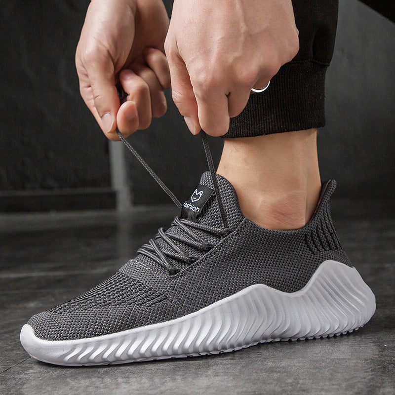 Damen Sportliche Sneaker mit elastischer Knöchelpartie und rutschfester Sohle