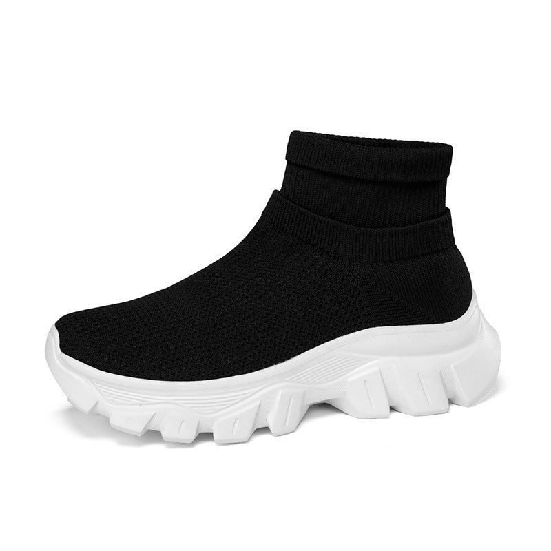 Damen Hochleistungs-Laufschuhe mit atmungsaktiver Strick-Oberfläche und rutschfester Sohle R&B