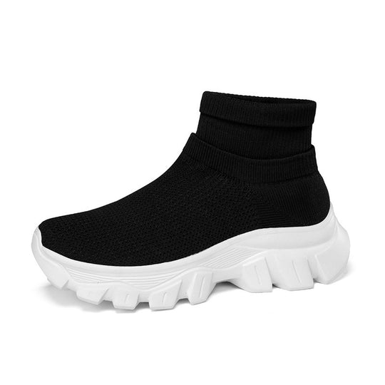 Damen Hochleistungs-Laufschuhe mit atmungsaktiver Strick-Oberfläche und rutschfester Sohle R&B