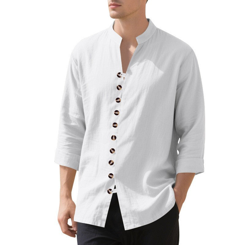 Herren Hemd mit innovativem Designschnitt und hochwertigen Materialien R&B