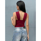 Damen Trägertop mit modischem Halter-Design und schmaler Passform R&B