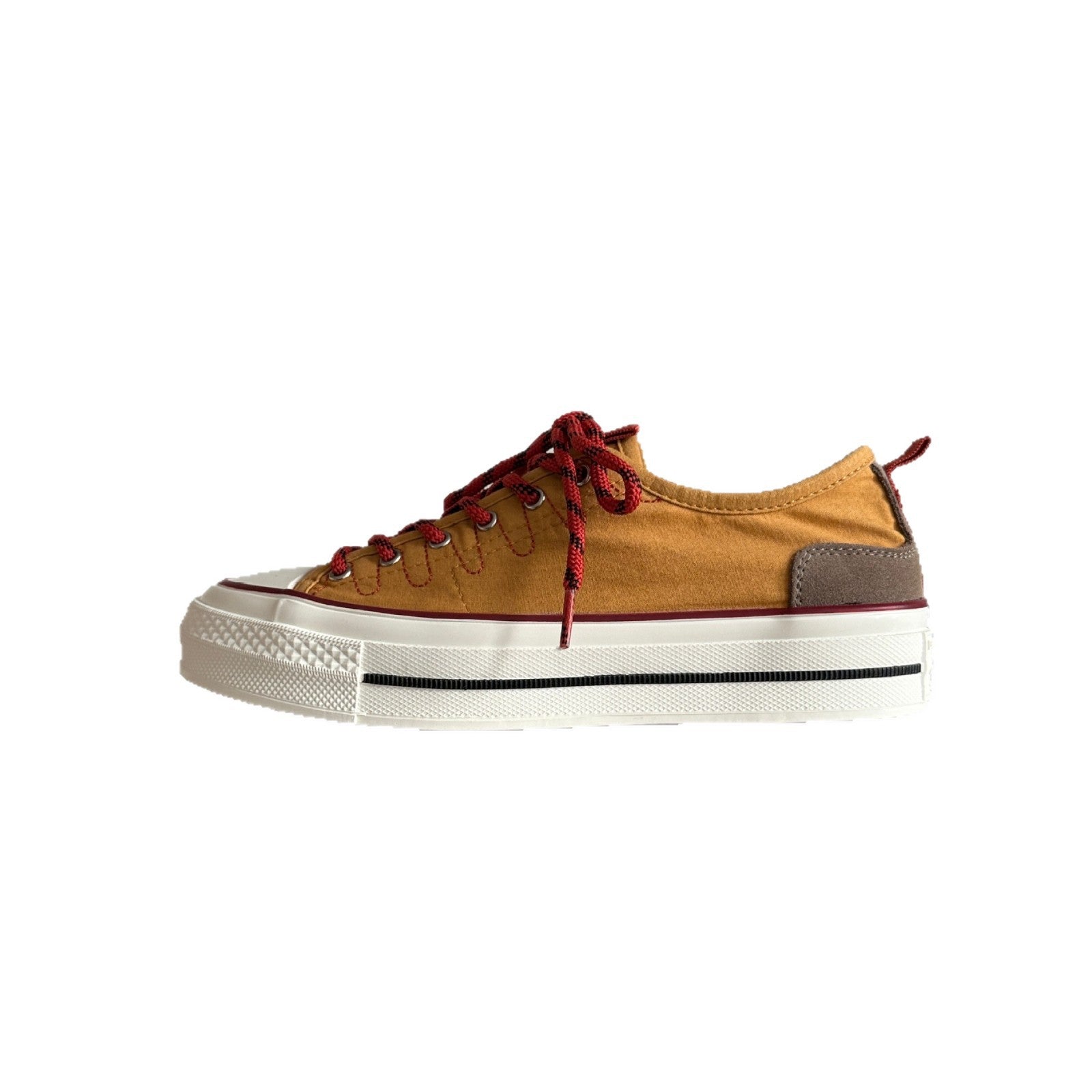 Damen Modische Sneaker mit atmungsaktiver Canvas-Oberfläche und robustem Sohlenprofil