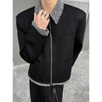 Herren moderne Übergangsjacke mit praktischen Taschen und stylishem Kragen