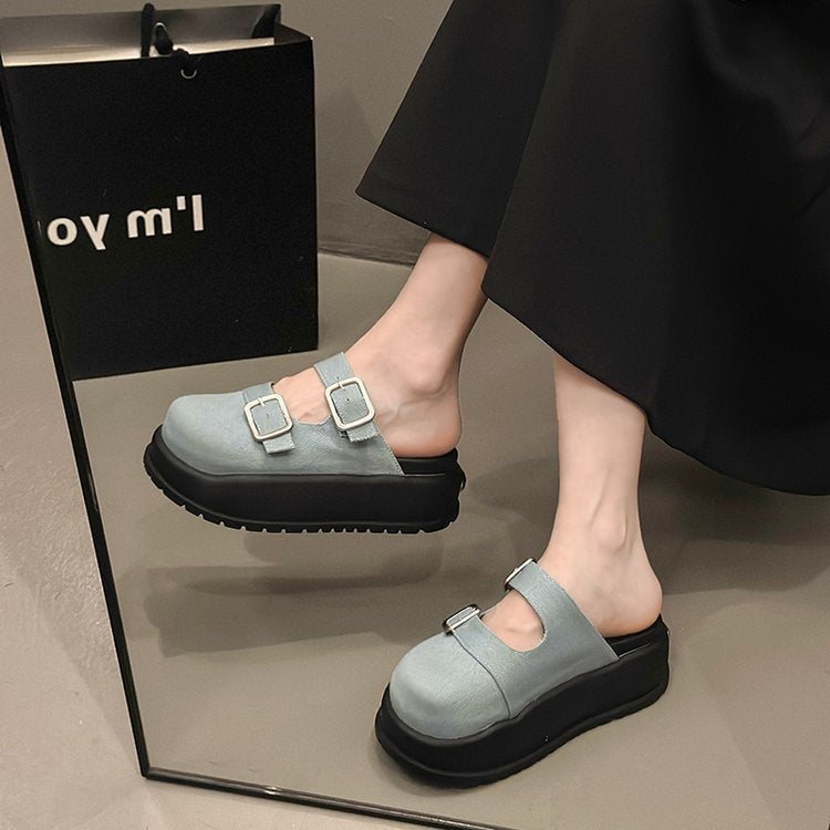 Damen praktische Clogs mit verstellbaren Riemen und rutschfester Sohle R&B