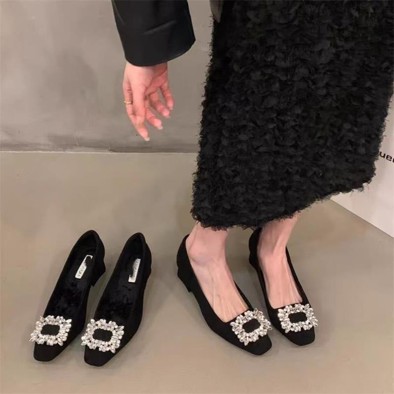 Damen elegante Pumps mit funkelnden Schmuckakzenten R&B