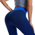 Damen Hochwertige Sport-Leggings mit elastischem Bund und modernem Muster