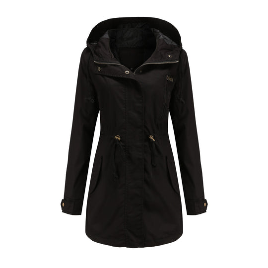 Damen Funktionsjacke mit verstellbarem Bund und Reißverschluss R&B