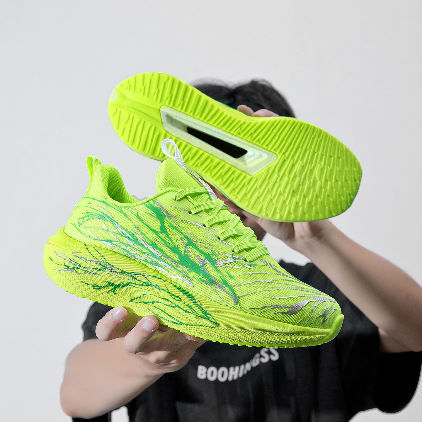 Damen Leichte und flexible Freizeit-Laufschuhe mit rutschfester Sohle R&B