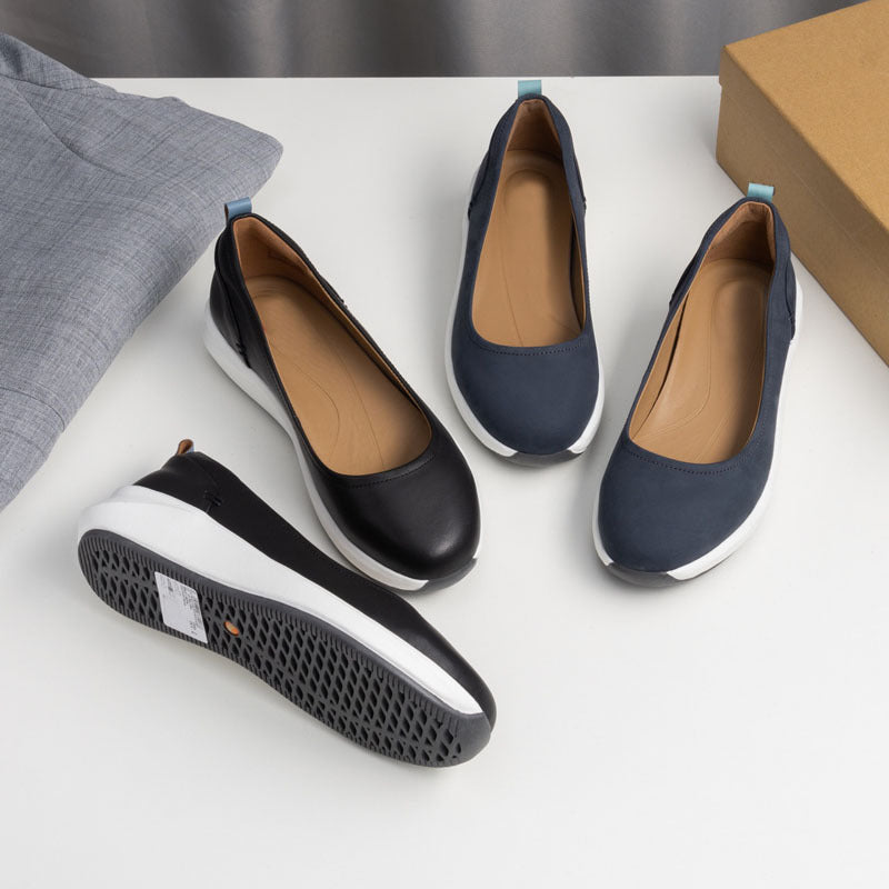 Damen Bequeme Loafers mit rutschfester Sohle und atmungsaktivem Innenfutter