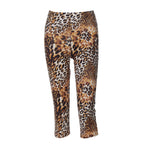 Damen Leggings im trendigen Leo-Muster mit komfortablem Stretch R&B