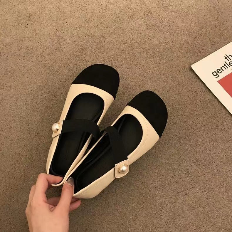 Damen Bequeme Ballerinas mit Elegantem Schnallen-Detail R&B