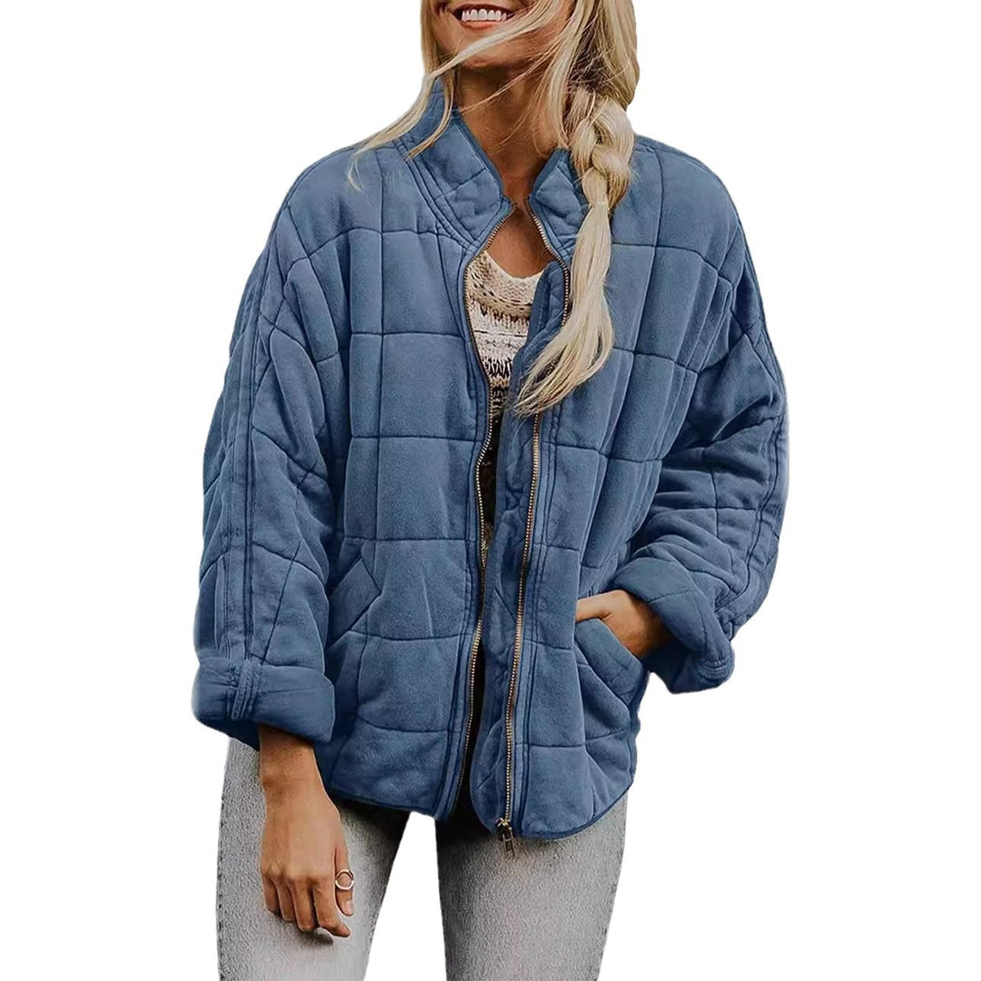 Damen Quilted Jacke mit praktischen Taschen und schnittfestem Design R&B