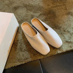 Damen elegante Mules aus hochwertigem Leder mit Komfortsohle