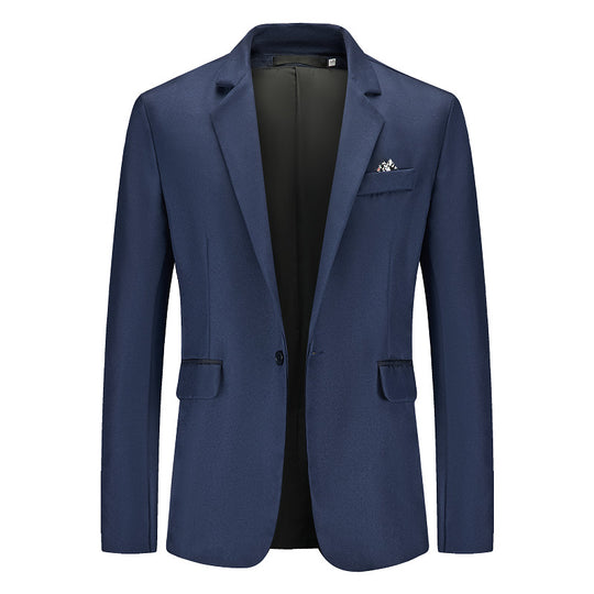 Herren Eleganter Anzugblazer mit feiner Struktur und modernem Schnitt R&B