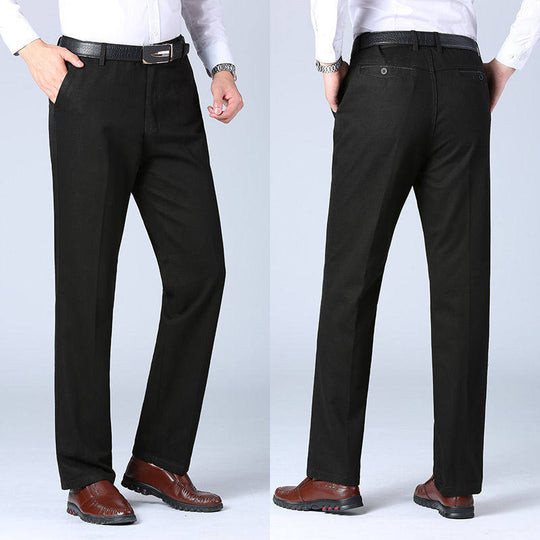 Herren Elegante Anzughose mit schmalem Schnitt und praktischen Taschen R&B