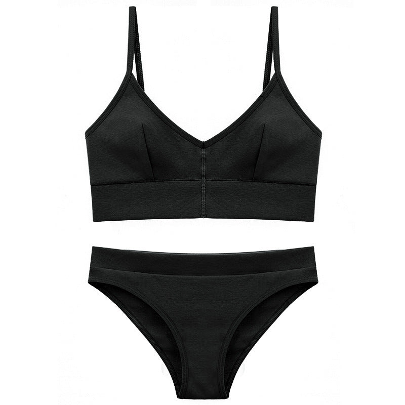 Damen Bikini-Set mit elegantem V-Ausschnitt und verstellbaren Trägern R&B