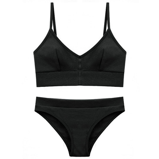 Damen Bikini-Set mit elegantem V-Ausschnitt und verstellbaren Trägern R&B