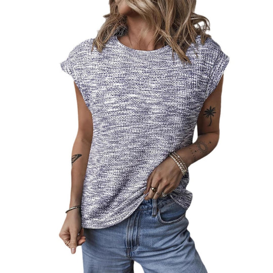 Damen Komfortables Kurzarmshirt mit lässigem Schnitt und atmungsaktivem Gewebe R&B