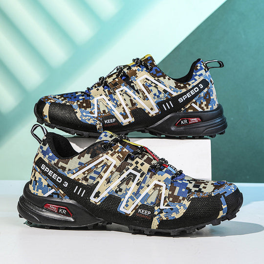 Damen Sportliche Trailrunning-Schuhe mit rutschfester Profilsohle und atmungsaktivem Obermaterial R&B
