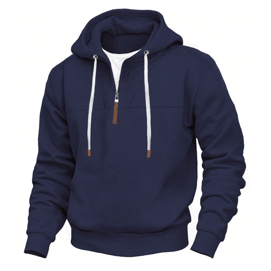Herren Kapuzenpullover mit praktischer Reißverschlussöffnung und modernem Design R&B