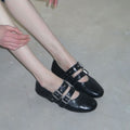 Damen Komfortable Ballerinas mit Schnallen R&B