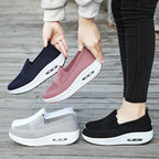 Damen Bequeme Slip-On Sneakers mit dämpfender Sohle R&B