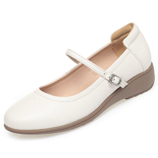 Damen Mary Jane Ballerinas mit komfortabler Sohle und elegantem Riemen R&B