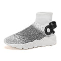 Damen Sockensneaker mit atmungsaktiver Strickoberfläche und rutschfester Sohle R&B