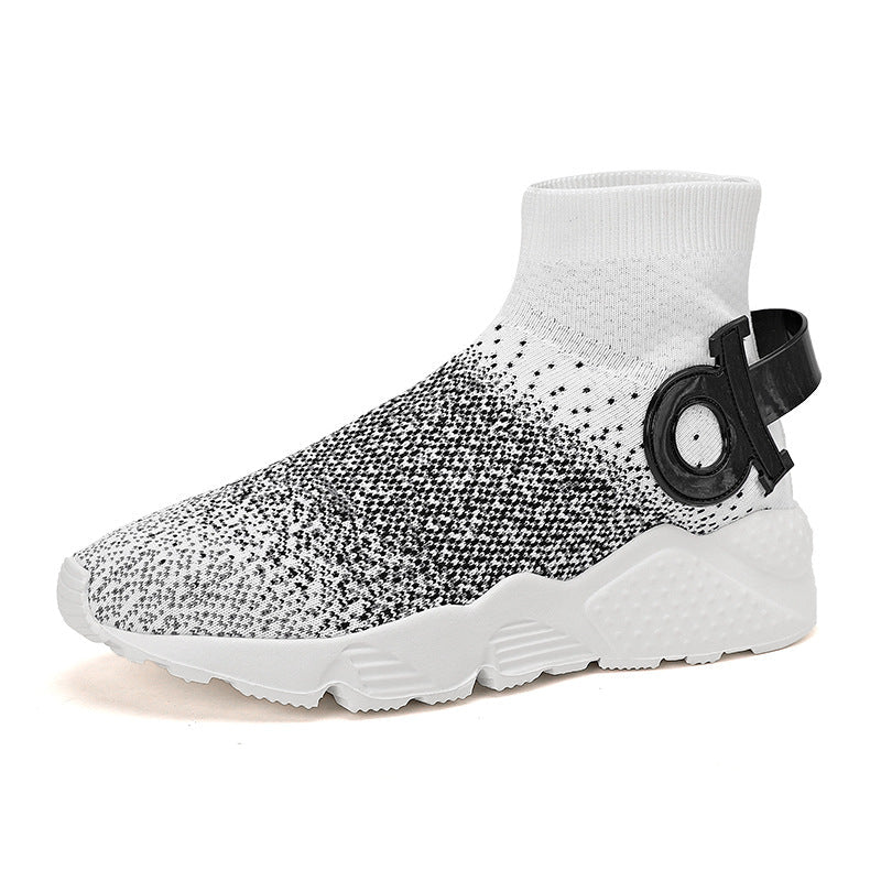 Damen Sockensneaker mit atmungsaktiver Strickoberfläche und rutschfester Sohle R&B